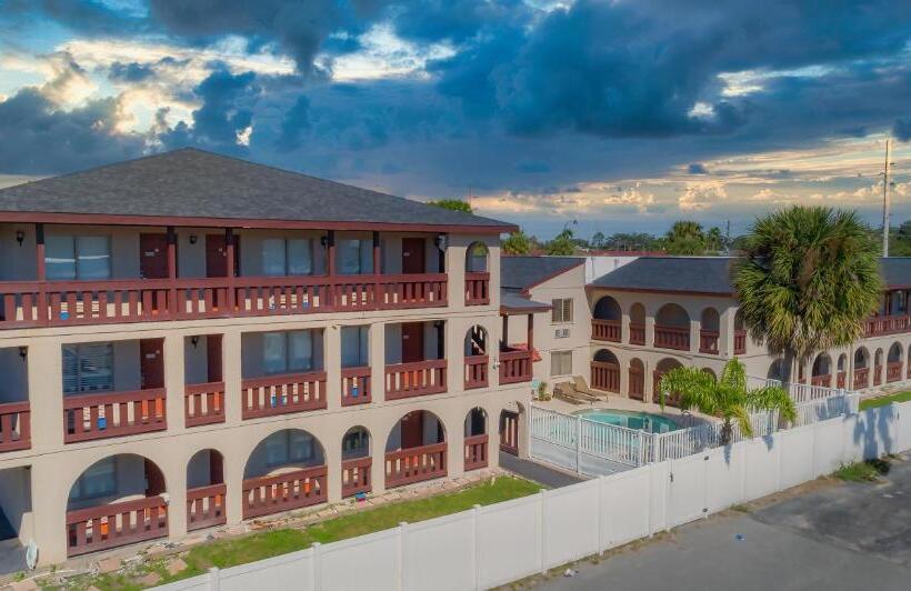 חדר דחוקס עם מיטת קינג, Sevilla Inn Kissimmee Near Disney