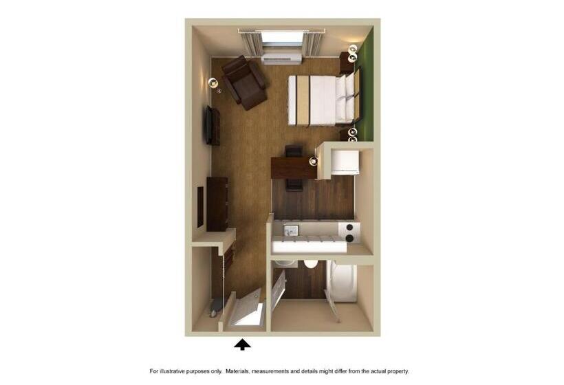 Студия Стандарт, Extended Stay America Suites  Indianapolis  Northwest  College Park