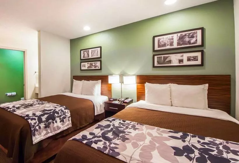 2ダブルベッドのスタンダードルーム, Sleep Inn & Suites Edmond Near University