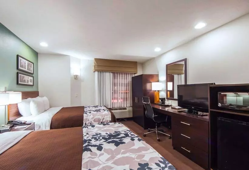 2ダブルベッドのスタンダードルーム, Sleep Inn & Suites Edmond Near University