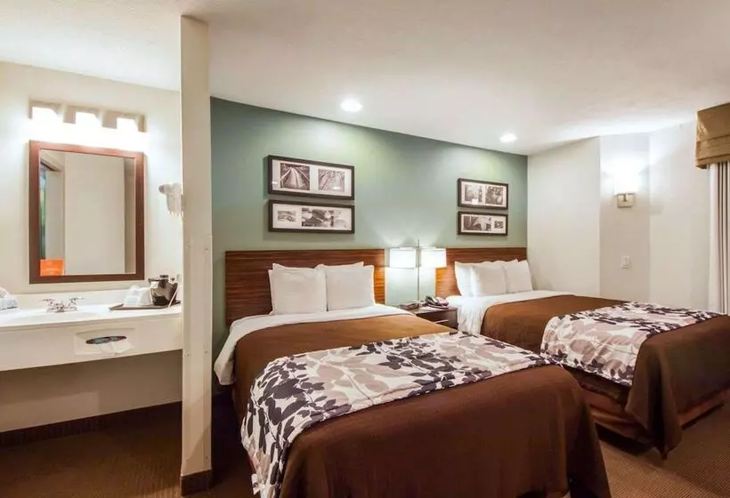 2ダブルベッドのスタンダードルーム, Sleep Inn & Suites Edmond Near University