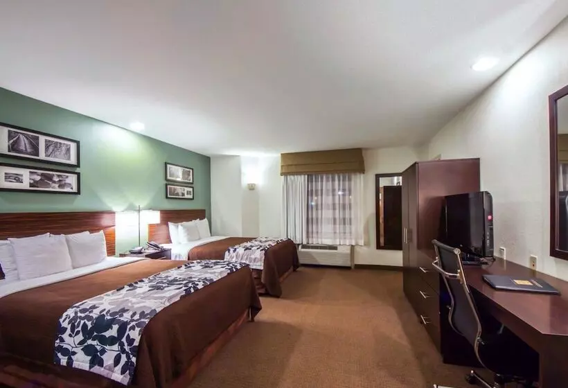 2ダブルベッドのスタンダードルーム, Sleep Inn & Suites Edmond Near University