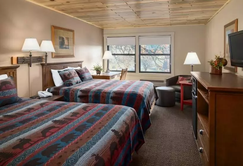 ２ダブルベッドのスタンダードルーム, State Game Lodge At Custer State Park Resort