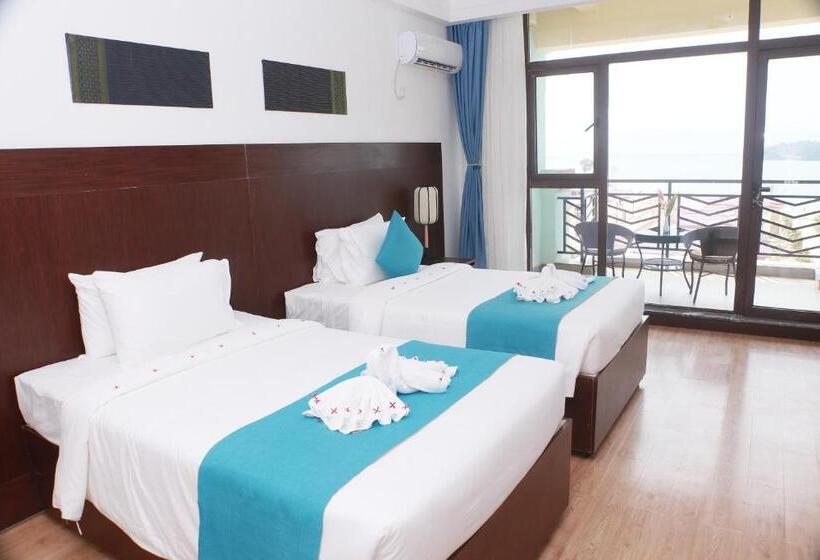 발코니 디럭스 룸, Sealong Bay Zhongqi Conifer Hotel 海龙湾中启康年酒店