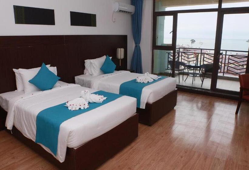 발코니 디럭스 룸, Sealong Bay Zhongqi Conifer Hotel 海龙湾中启康年酒店