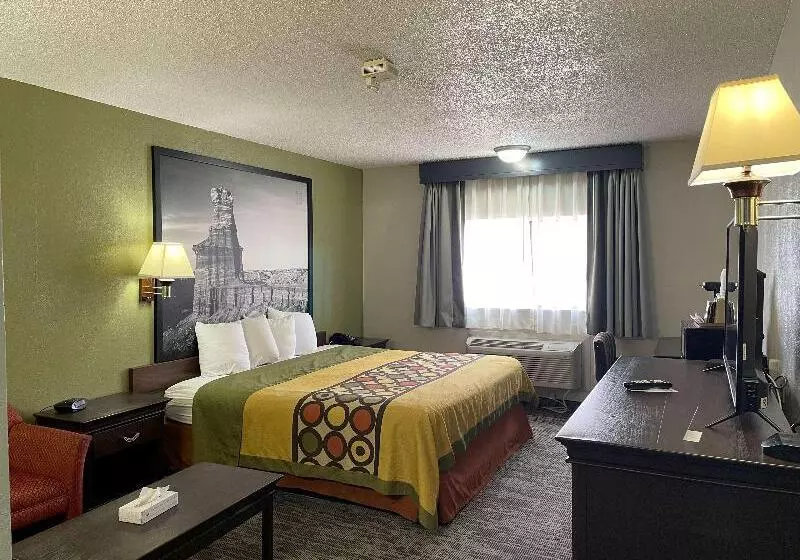 اتاق استاندارد با تخت بزرگ, Super 8 By Wyndham Amarillo Central Tx