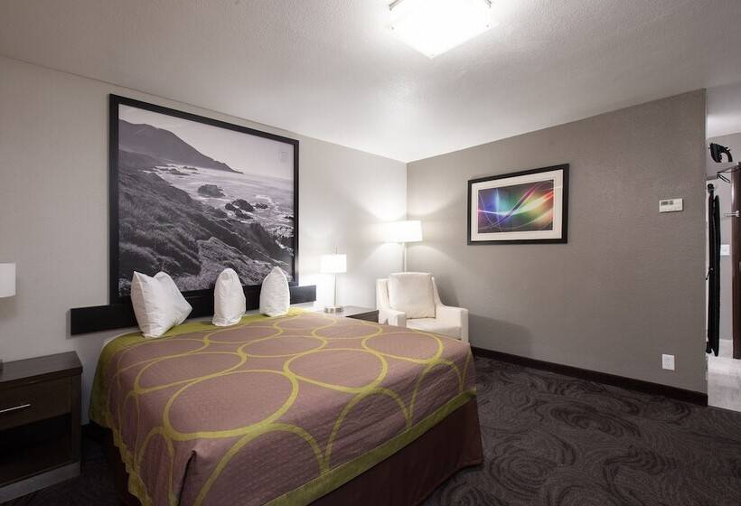 غرفة قياسية سرير مزدوج لذوى الإحتياجات الخاصة, Super 8 By Wyndham Eureka