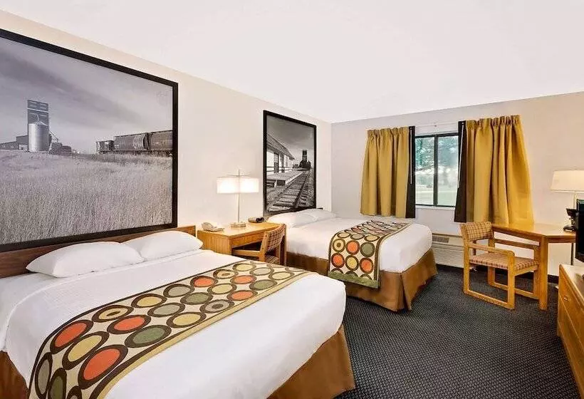 Standard-huone 2 Parivuodetta, Super 8 By Wyndham St. James