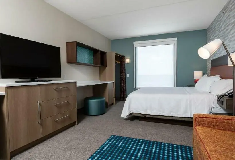 キングサイドベッドのスタンダードワンルーム, Home2 Suites By Hilton Roswell, Ga