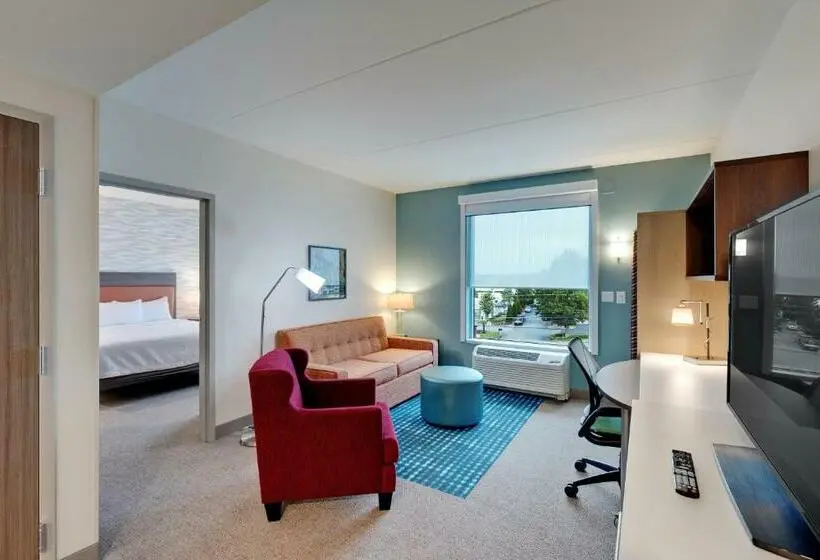 キングサイズベッドのスイートルーム, Home2 Suites By Hilton Roswell, Ga