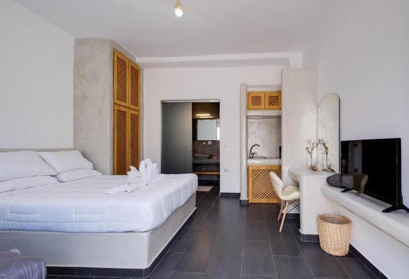 스탠다드 스튜디오 측면 바다 전망, Beach Houses Santorini