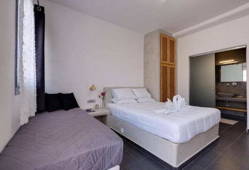 스탠다드 스튜디오 측면 바다 전망, Beach Houses Santorini