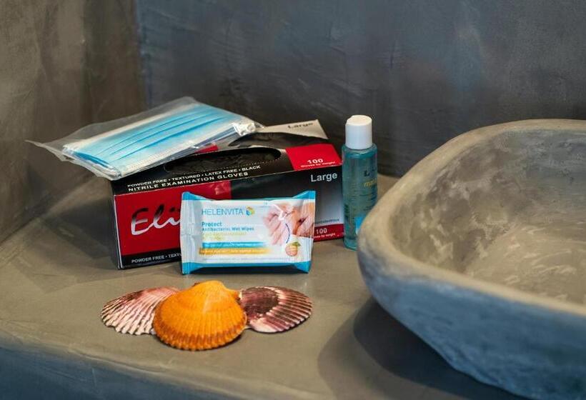 스탠다드 스튜디오 측면 바다 전망, Beach Houses Santorini