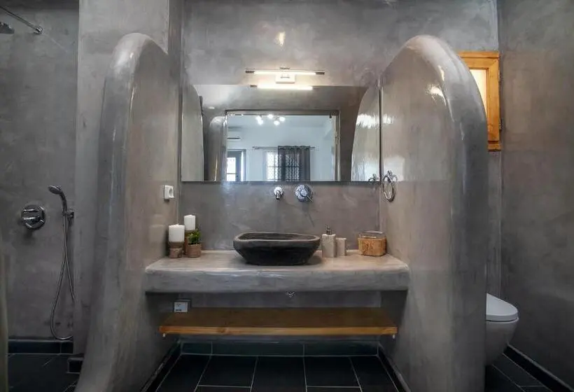 استودیو استاندارد با چشمانداز دریا, Beach Houses Santorini