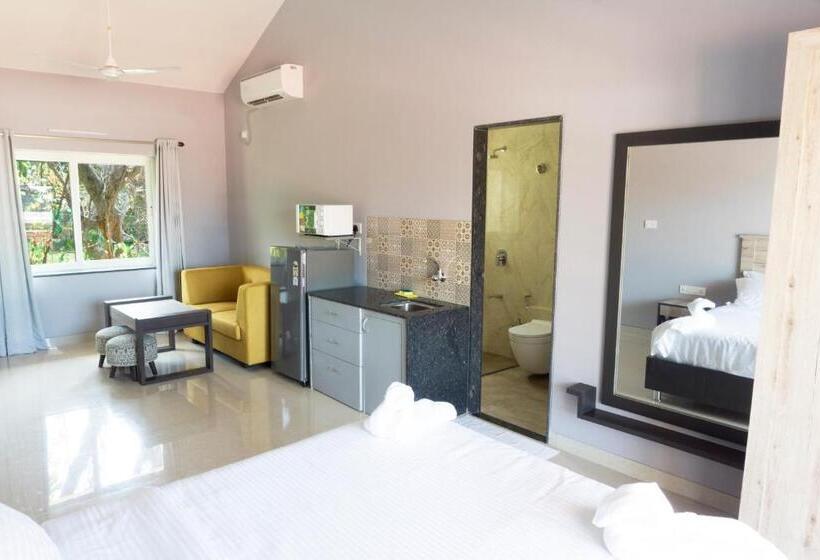 キングサイズベッドのデラックスルーム, Passions De Goa