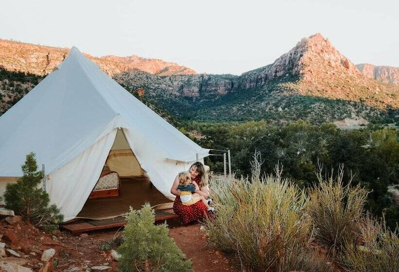 كوخ ديلوكس, Zion Glamping Adventures
