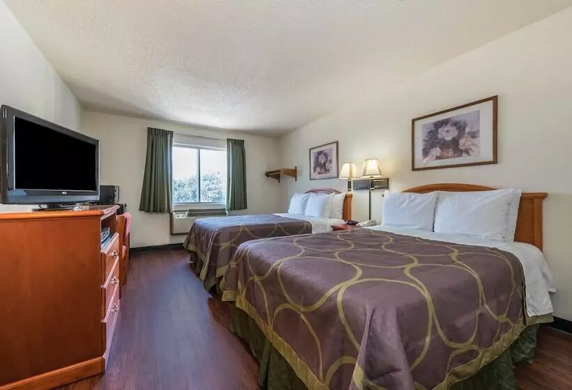 Standard-huone 2 Parivuodetta, Super 8 By Wyndham Denton