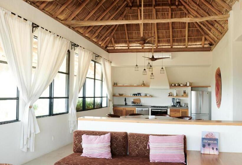 海の見える１ベッドルームアパートメント, Punta Mita Surf Lodge