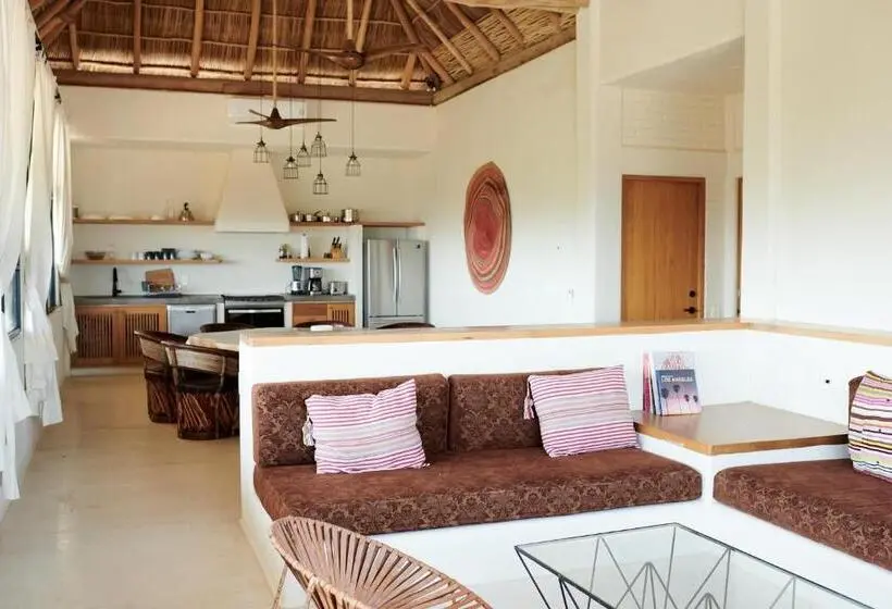 آپارتمان 1 خوابه با چشم‌انداز دریا, Punta Mita Surf Lodge
