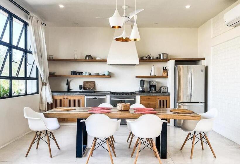 آپارتمان 1 خوابه با چشمانداز استخر, Punta Mita Surf Lodge