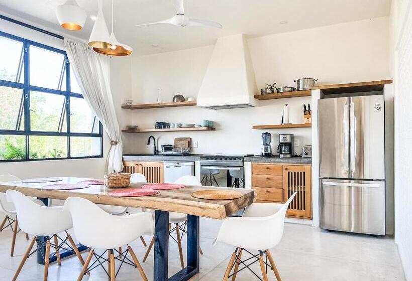 آپارتمان 1 خوابه با چشمانداز استخر, Punta Mita Surf Lodge