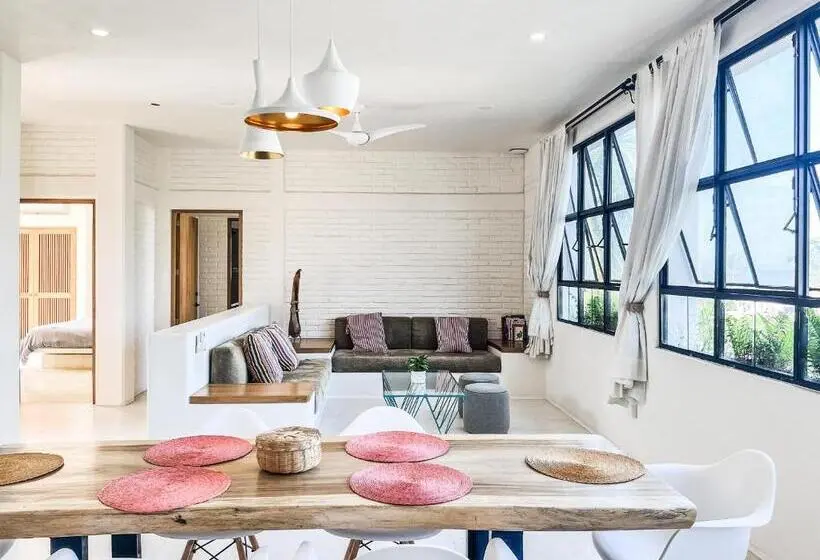 آپارتمان 1 خوابه با چشم‌انداز استخر, Punta Mita Surf Lodge
