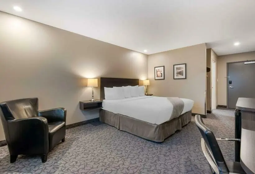 キングサイズベッドのスタンダードルーム, Villa Inn & Suites, Surestay Collection By Best Western