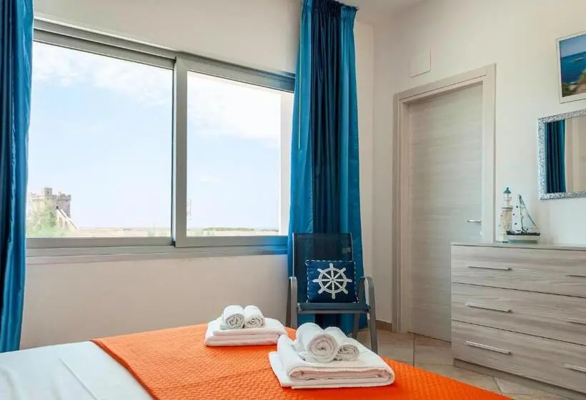 اتاق استاندارد با چشمانداز دریا, Da Rocco B&b