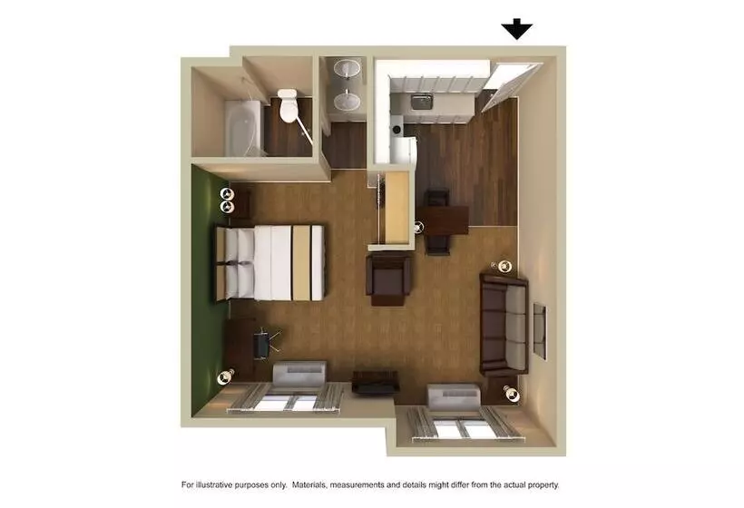 استودیوی لوکس, Extended Stay America Suites  Dallas  Las Colinas  Green Park Dr