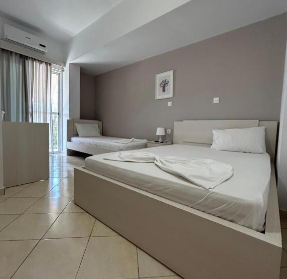 オーシャンビューのデラックストリプルルーム, Koks’ Guesthouse