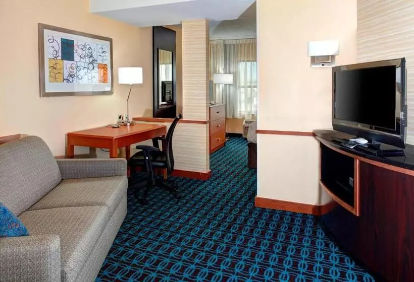 キングサイドベッドのスタンダードワンルーム, Fairfield Inn & Suites By Marriott Anniston Oxford