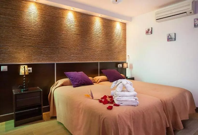 اتاق استاندارد با چشم‌انداز دریا, Hostal Casa Mercedes
