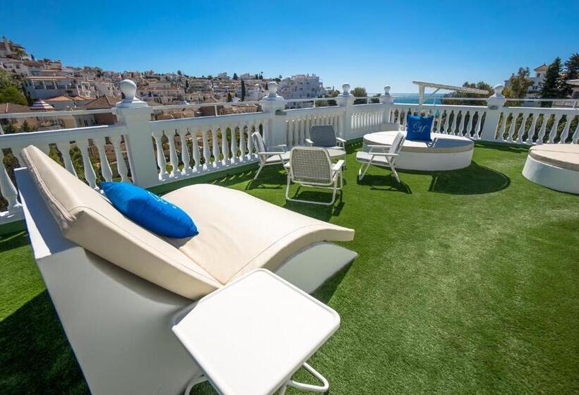 غرفة سوبيريور مطلّة علي البحر, Hostal Casa Mercedes