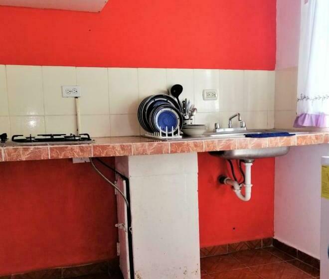 家庭房带园景, Hospedaje Villamar