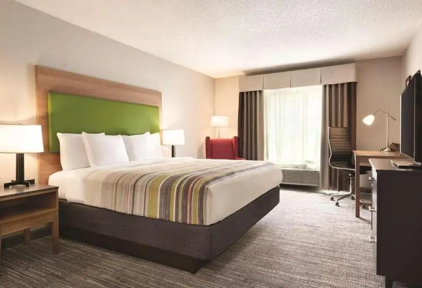 キングサイズベッドのスタンダードルーム, Country Inn & Suites By Radisson, Greensboro, Nc