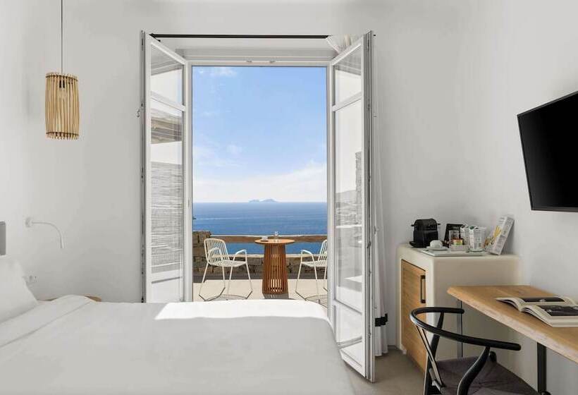 חדר סטנדרט נוף לים, Radisson Blu Euphoria Resort, Mykonos