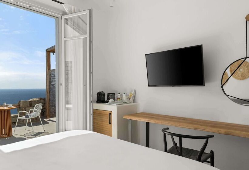 חדר סטנדרט נוף לים, Radisson Blu Euphoria Resort, Mykonos