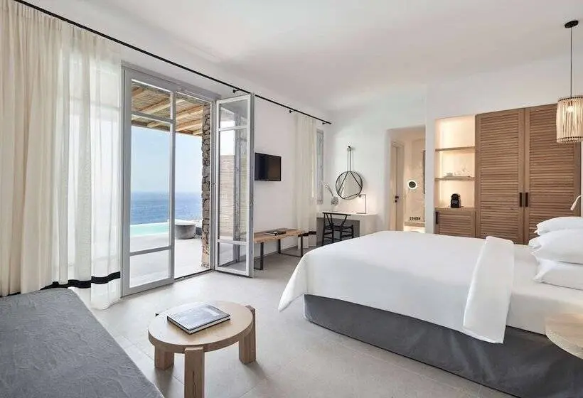 オーシャンビューデラックススイート, Radisson Blu Euphoria Resort, Mykonos