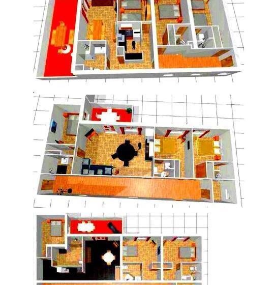 침실 3개 아파트, Apart Hôtel Les 4 Sources