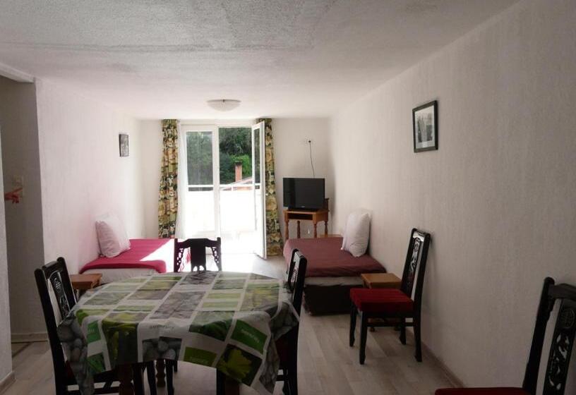 침실 2개 아파트, Apart Hôtel Les 4 Sources