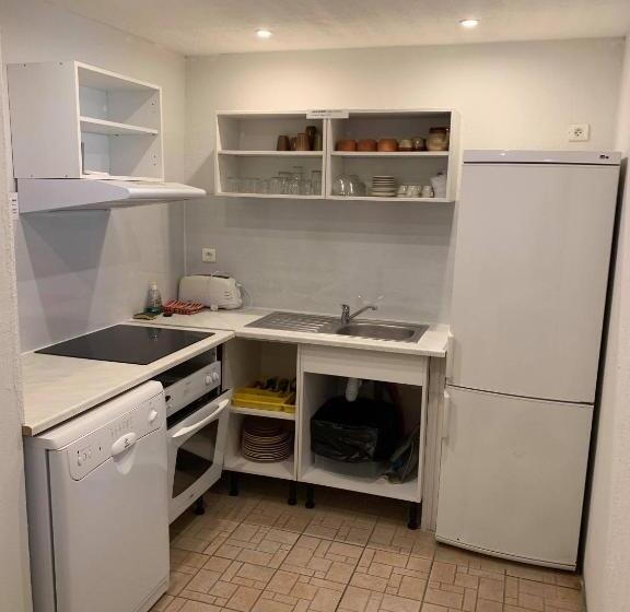 침실 2개 아파트, Apart Hôtel Les 4 Sources