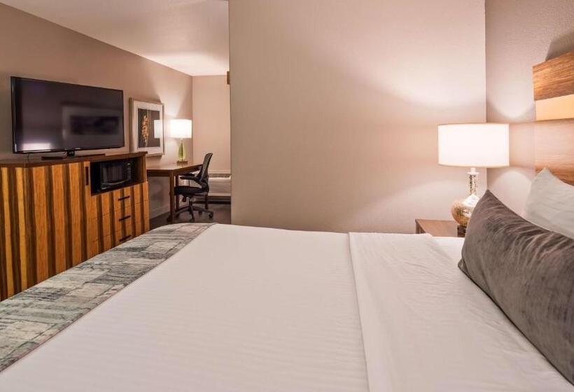 带大床的套房, Best Western Cedar Inn & Suites