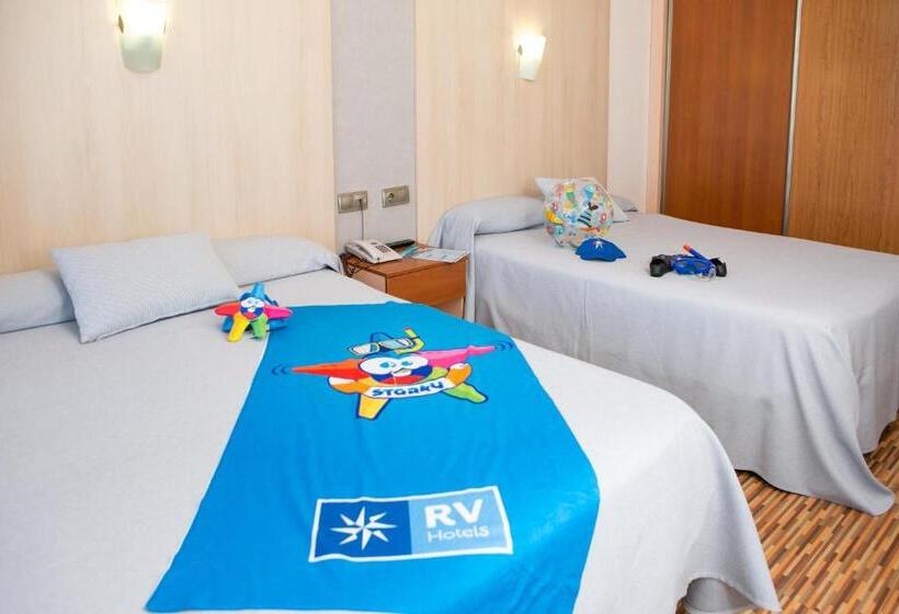 غرفة قياسية رباعية مطلة على البحر, Rvhotels Ametlla Mar