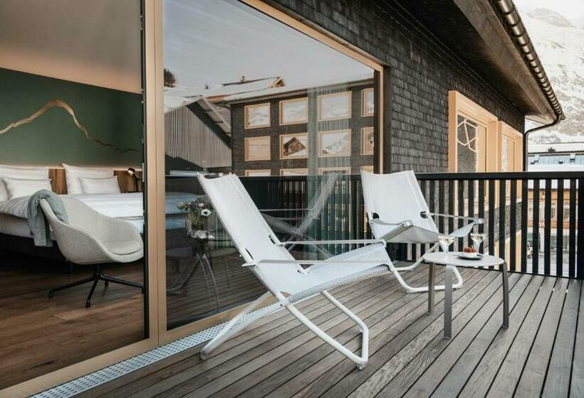 غرفة ديلوكس مزودة بشرفة, Berghotel Biberkopf