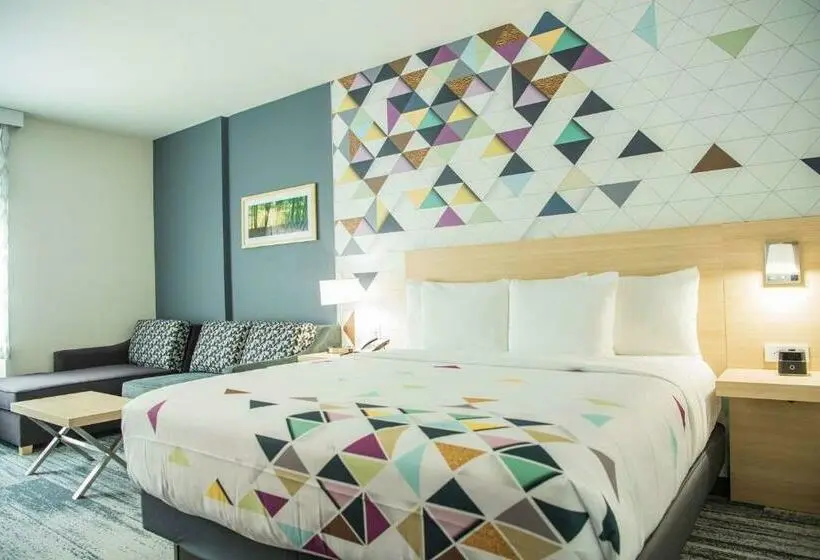 身障者適用キングサイズベッドルーム, La Quinta Inn & Suites By Wyndham Lake City