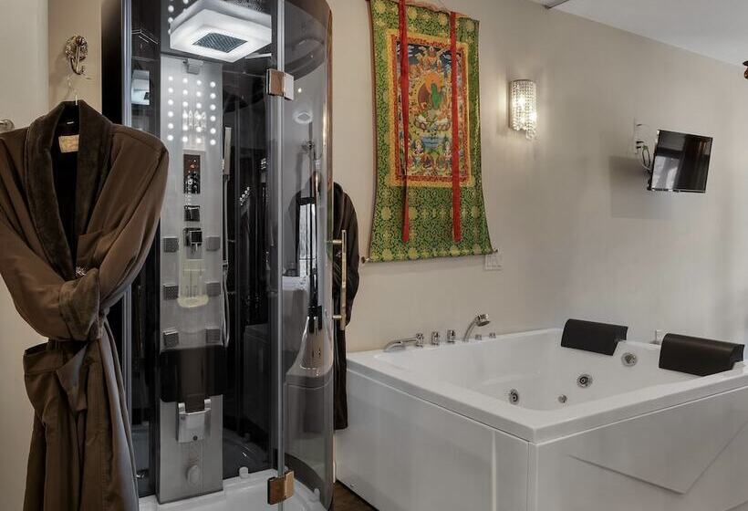 스탠다드 스튜디오 더블 침대, Quiet Mind Mountain Lodge, Retreat & Spa