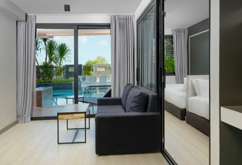 2침실 펜트하우스 아파트, Prime Town   Posh & Port Hotel Phuket