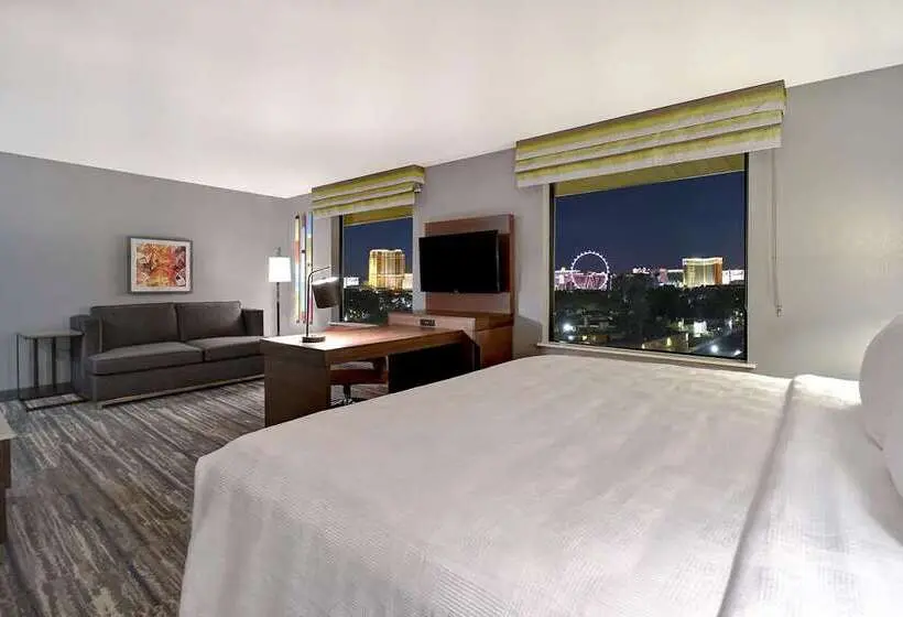 身障者適用キングサイズベッドルーム, Hampton Inn & Suites Keller Town Center