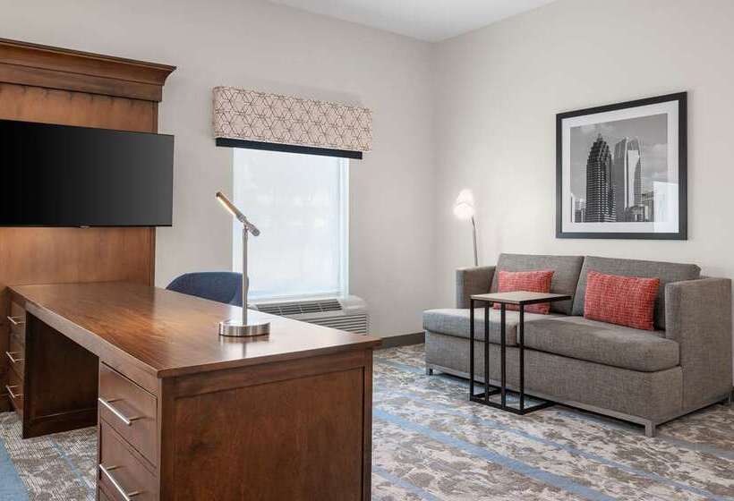 带大床的标准间, Hampton Inn & Suites Keller Town Center