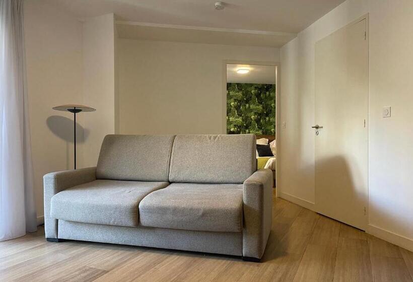 带2个卧室的优质公寓, Athome Residence Et Spa